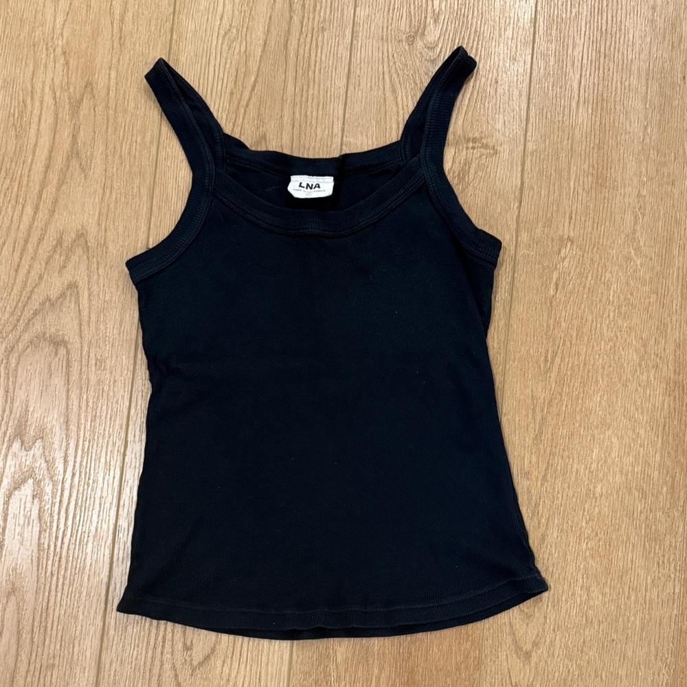 LNA Black Tank Top